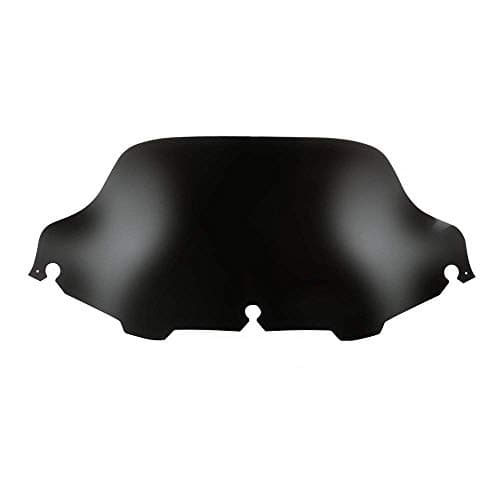 8'' Motorcycle Wave Windshield Windscreen Fit For Harley Electra Street Glide Touring Bike Black 8" 96-13