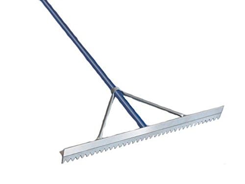 Kraft Tool Asphalt Rake, Magnesium, 43 Tines, 7 ft., Multicolor, One Size (GG627)