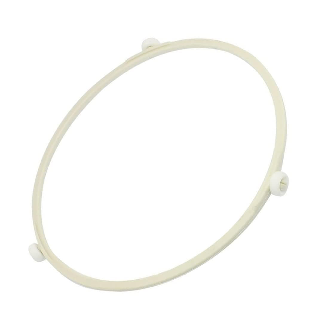 Rmeet Microwave Tray Ring,Microwave Oven Turntable Ring Universal Microwave Rotating Ring Plastic Circle Fittings Bracket Base Plate Tray Rotating Ring for Microwave 27/31.5CM