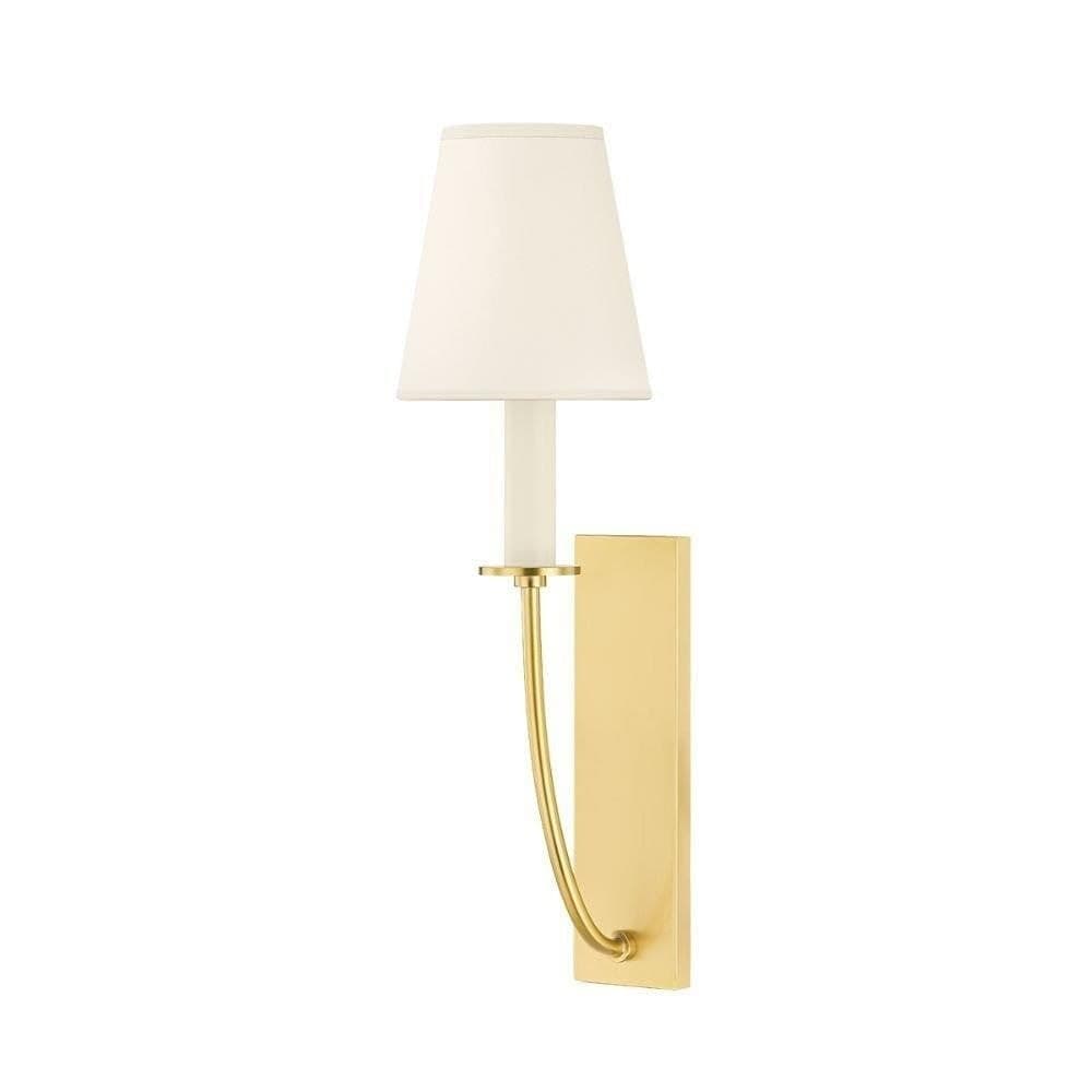 MITZI HUDSON VALLEY LIGHTINGIantha - 1 Light Wall Sconce-16.75 Inches Tall and 4.75 Inches Wide-Aged Brass Finish