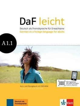 DaF leicht easy A1.1 Examination Trainer With Audios German Edition Grammar As A Foreign Language For Adults Exams