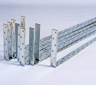 Heavy Duty Galvanised Restraint Strap Bend 1m Length (100mm Bend)