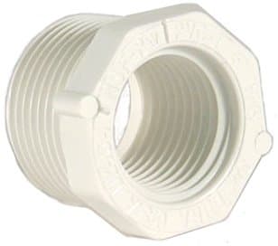 Dura Schedule 40 PVC Reducer Bushing 1-1/4" MPT x 3/4" FTP