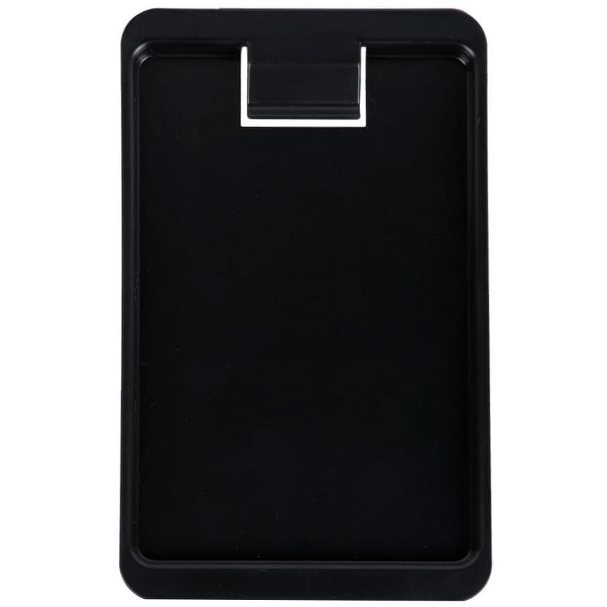 BarBits Plastic Tip Tray With Clip - Pack of 12 - Black Bill Presenter, Guest Check Cash Bill Holder For Restaurant, Bars