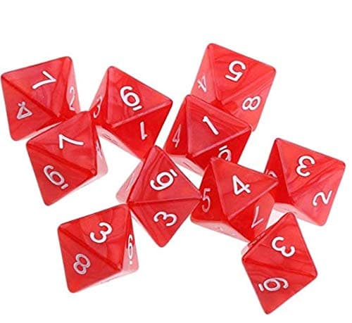 Shoulder Deep Massager 10 Pieces Multi- 8 Fit for and Party (Red)F