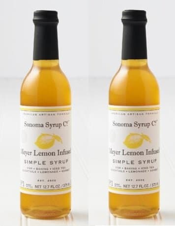 Sonoma Syrup Meyer Lemon Infused Simple Syrup 2 Pack (2)