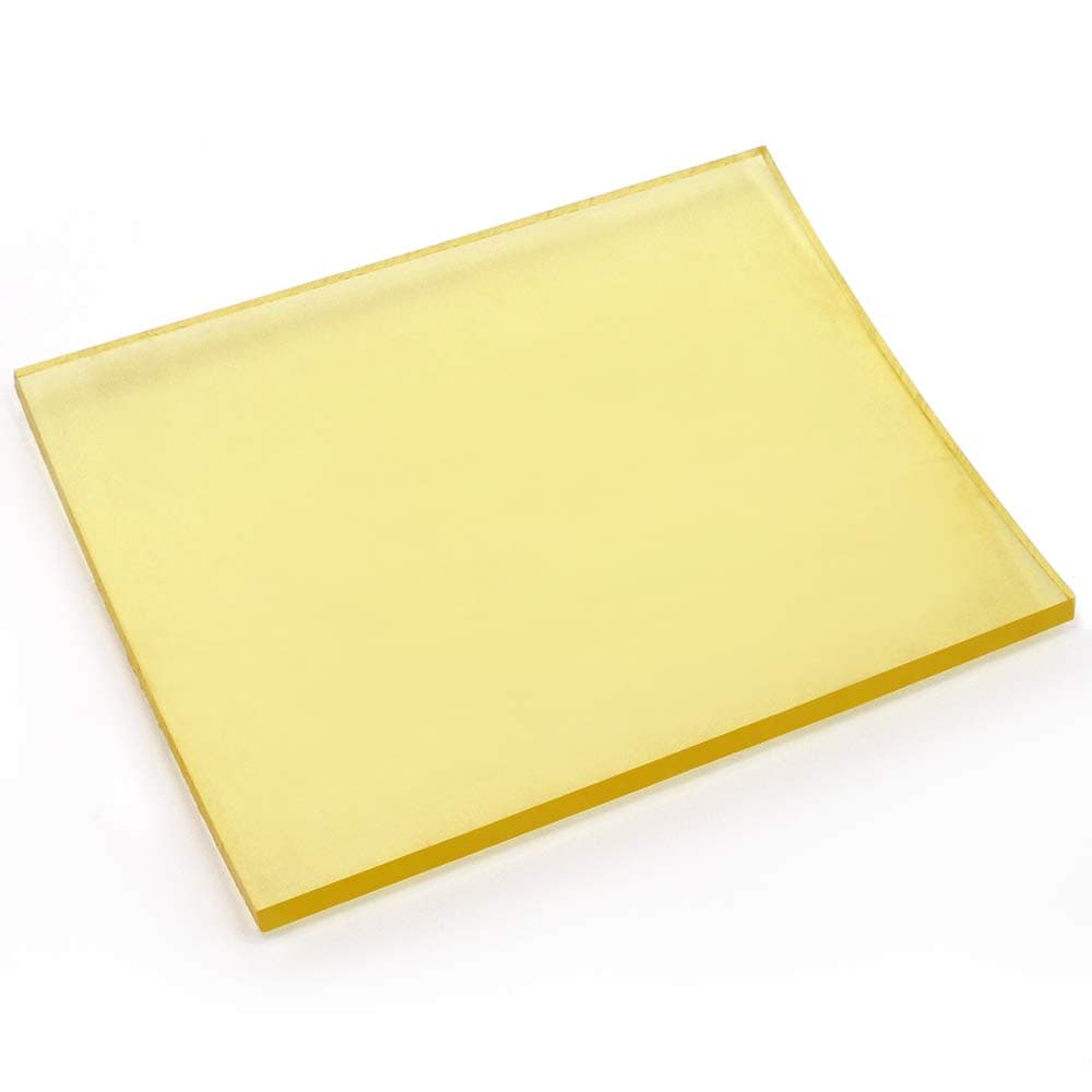 Leather Craft Punching Pad Thick Mat, Handmade Leather Craft Tools DIY Cutting Board Rubber Stamping Pad Punching Protection Pad Plate Pale Yellow Mute Board Punching Tool 5.51x7.87x0.31"