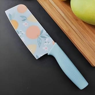 IAZO Professional Stainless Steel Chef Knife Butcher Knife Multipurpose Kitchen Knife with Food Grade Coating Non Slip Handle Sharp Blade for Cutting Chopping and Cooking Knife M-C