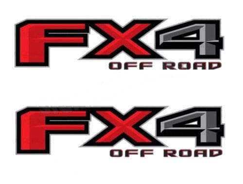 EZ CUT PRO 2X 2017 FX4 4X4 Off Road Decals Sticker F150 F250 F350 F450 - F Truck Super Duty Bed