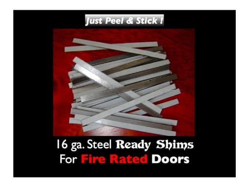 Ready SHIMS for Commercial FIRE Doors (Pack of 100)