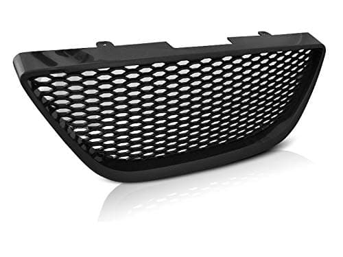 Front Grill Compatible with Seat Ibiza 6J 3 Doors 5 Door Estate 2008 2009 2010 2011 2012 BR-237 Front Central Sport Grill Grille Sport Honey Design Black