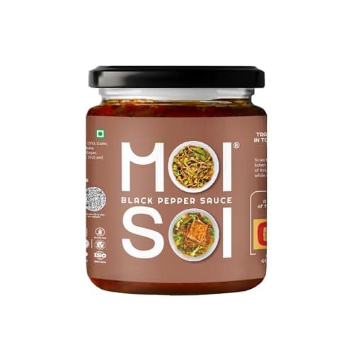 MOI SOI Black Pepper Sauce (175g | Cook | Spread | Dip) (Pack of 1)