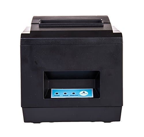 Radall 8250 Black 80mm Thermal Receipt Printer 80mm USB + LAN Pos Printers with Semi Automat Ic Cutter