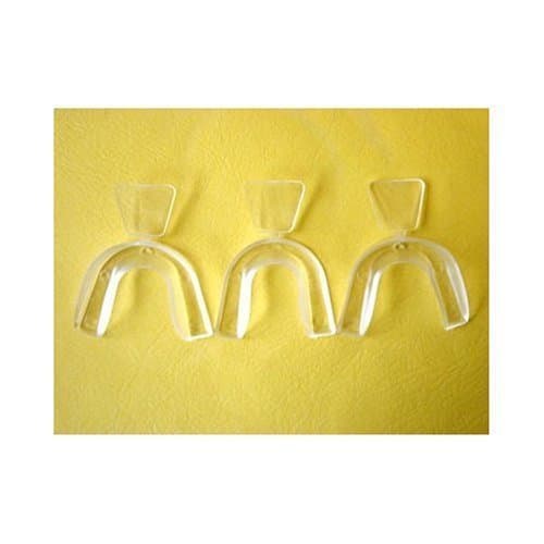 ALL NEW! D.I.Y (Do it Yourself) 3 Trays Moldable THERMOFITTING Teeth Whitening Trays by Touch of White Smile. Used to Bleach Teeth with Whitening Gel with Touch of White Smile