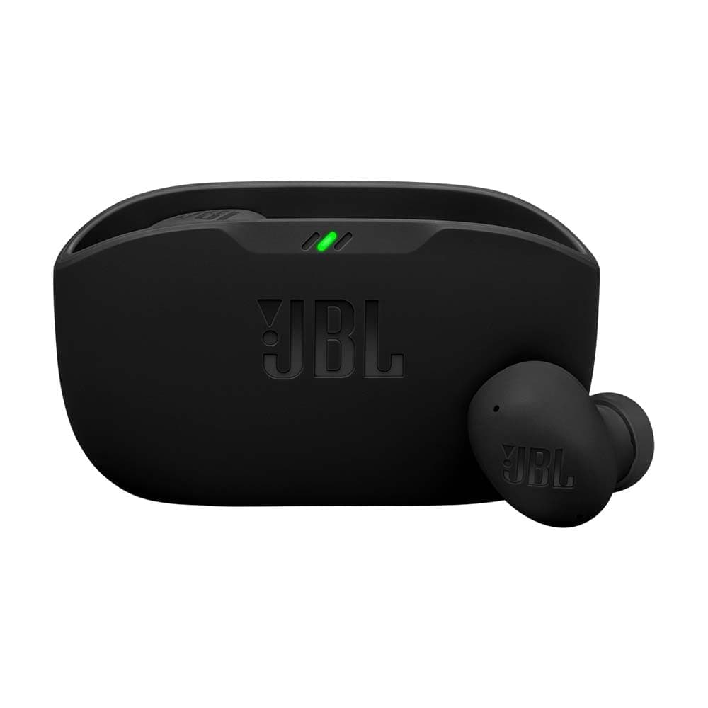 Wave Buds 2, Wireless Noise Cancelling Bluetooth Earbuds with 40 Hours Playtime, JBL Pure Bass Sound, Smart Ambient Technology, IP54 Water and Dust Resistant, Multi-Point Connection, Black