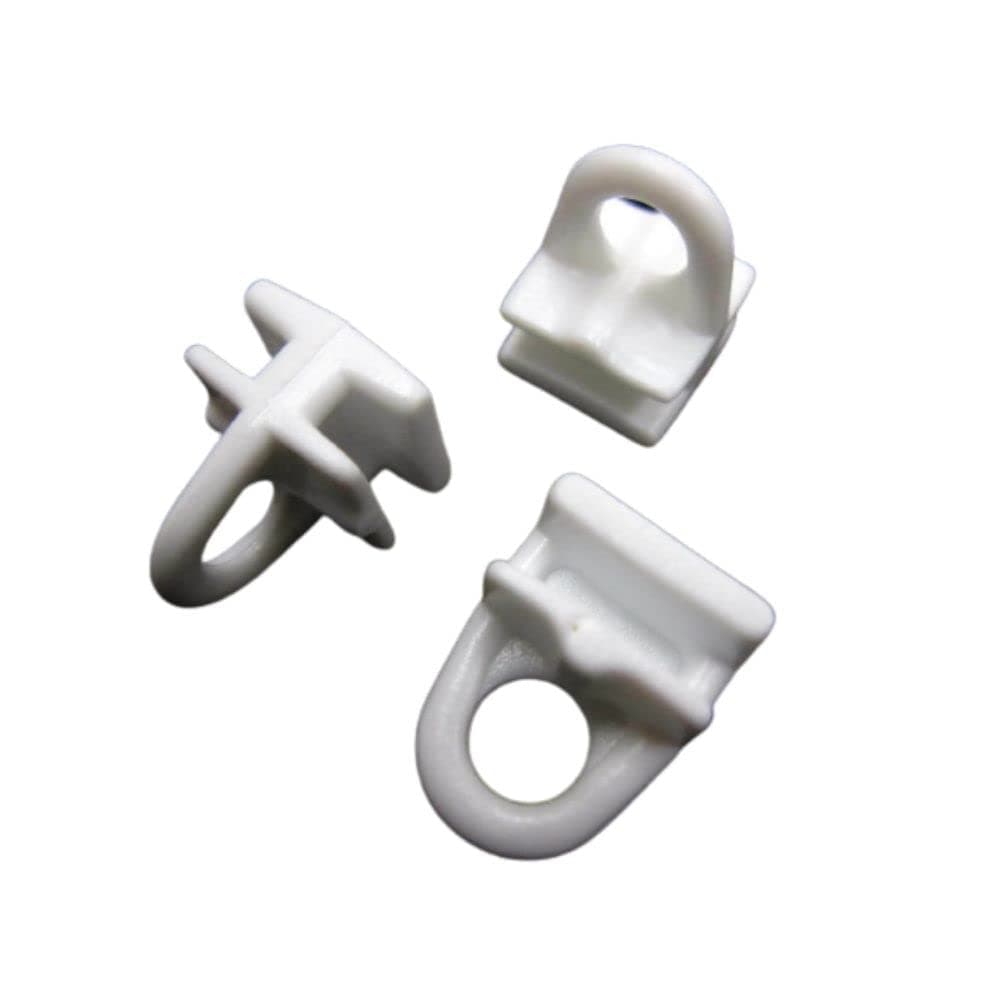 Ceiling Curtain Track Gliders Pole Runners Drape Fabric Rail Tape Hooks Effortless Gliding Rail Slider Hooks Rod Slides Rollers for Window Door Shower Curtain Pack of 20.