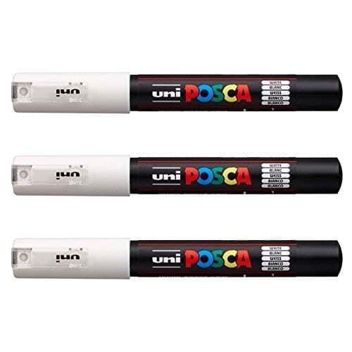 Posca PC-1M by Uni-Ball - Full Range Of 22 Colours Available! [PACK OF 3]