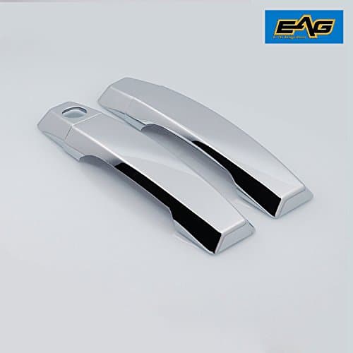 EAG 2 Door Handle Cover Triple Chrome Plated ABS Fit for 04-15 Nissan Titan/Armada