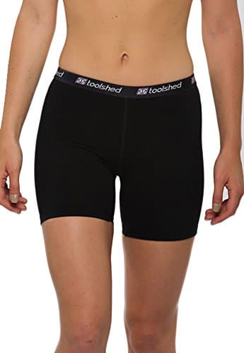 Toolshed Women's Compression Shorts, Endorsed by Pro Athletes - Moisture Wicking
