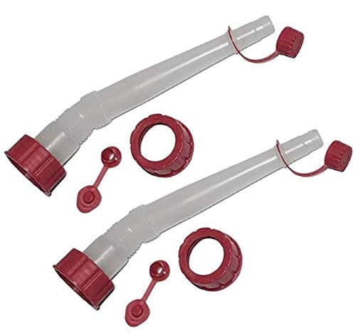 VERTICAL ACTIVEWEAR Depot Universal Replacement Gas Can Spout (Improved Design) 2 Pack
