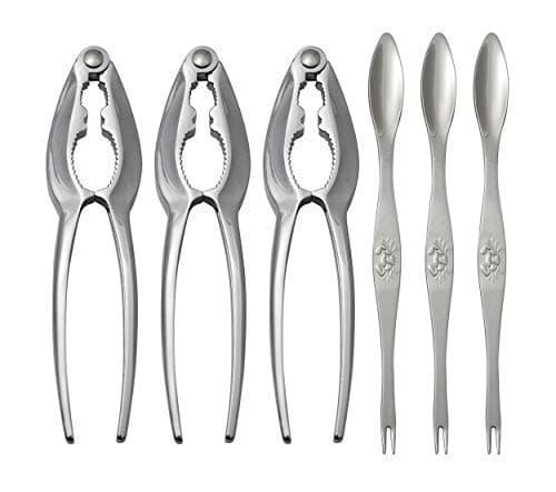 Solula Seafood Tool Kit, Seafood Crackers and Forks Set, 6-Piece