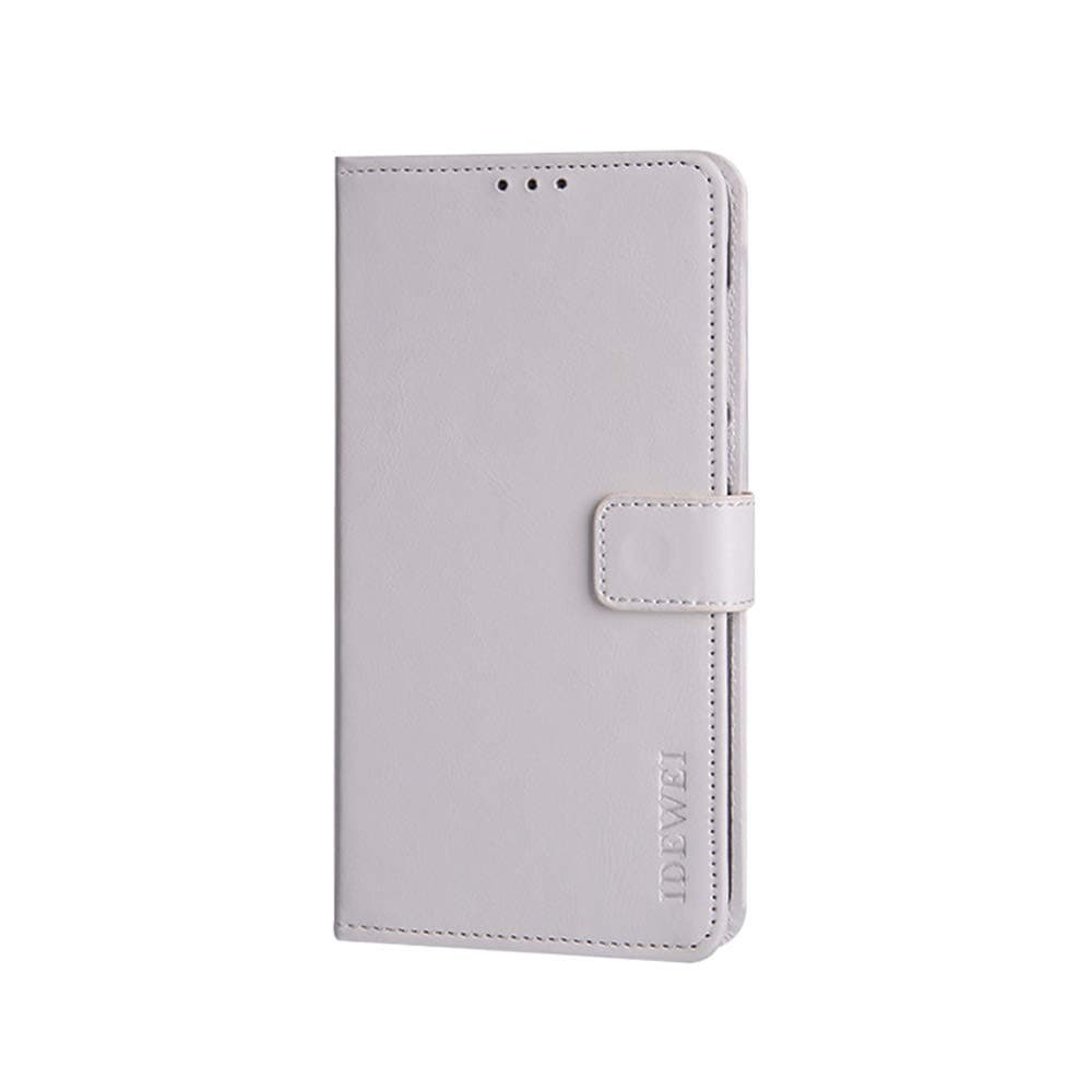 جراب COQUE E10 ، محفظة جلدية قلاب مع فتحة بطاقة لهاتف Elephone E10(White)