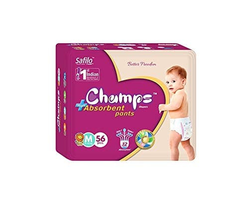 Champs High Absorbent Pants Style Diaper M-56