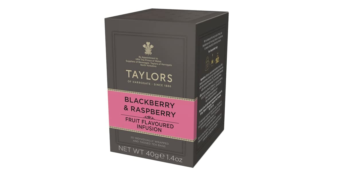 Blackberry & Raspberry Herbal Tea, 20 Teabags