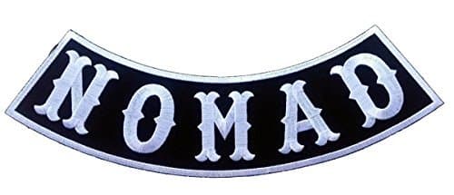 Nomad Biker Jacket Back Bottom Rocker Independent Rider Patch by 13th Titan