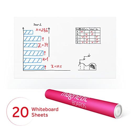 Magnetic Board Tesla Amazing Sticks on Any Surface, 20 Sheets