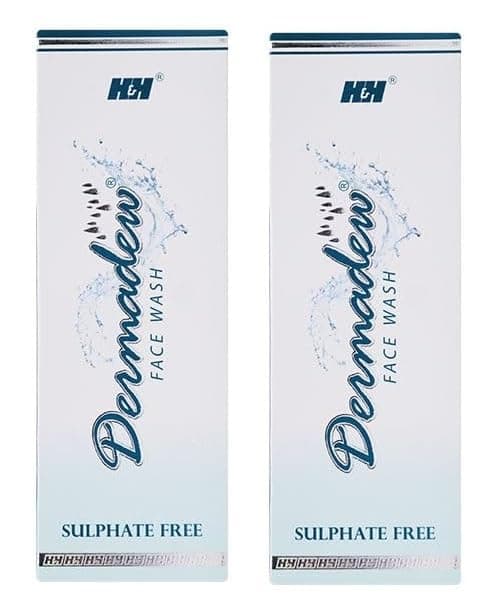 H & H Dermadew Face Wash - 100 ml, Pack Of 2