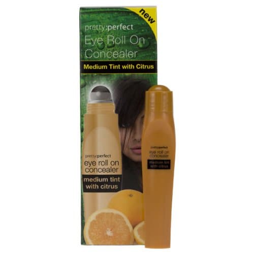 PRETTY PERFECT EYE ROLL ON CONCEALER MEDIUM TINT WITH CITRUS 14ML