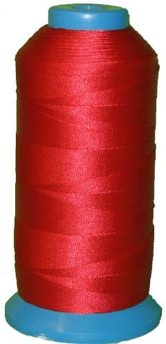 Bonded Nylon Sewing Thread Color Red 1500 Yard Size 69 Tex 70