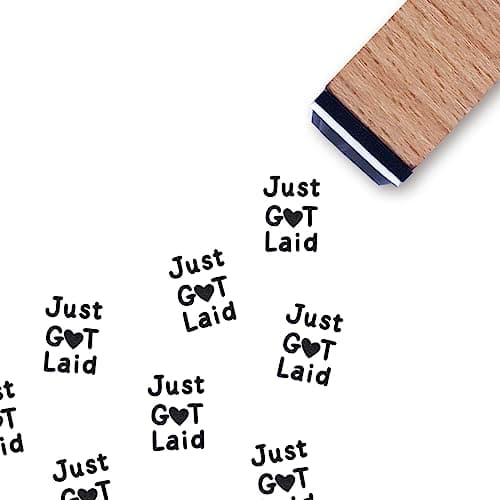 Just Got Laid Chicken Egg Rubber Stamp, 3/5 Inch Small Mini Farm Stamp Scrapbooking Craft