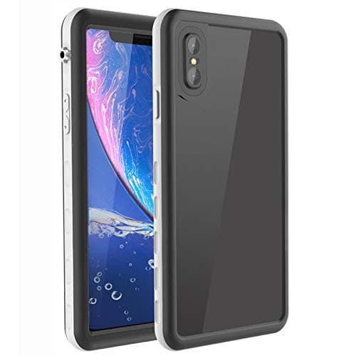 EFFUN iPhone Xs Max Waterproof Case, IP68 Certified Waterproof Shockproof Snowproof Dirtproof Fully Sealed Underwater Cover with Built-in Screen Protector for iPhone Xs Max (6.5 inch)