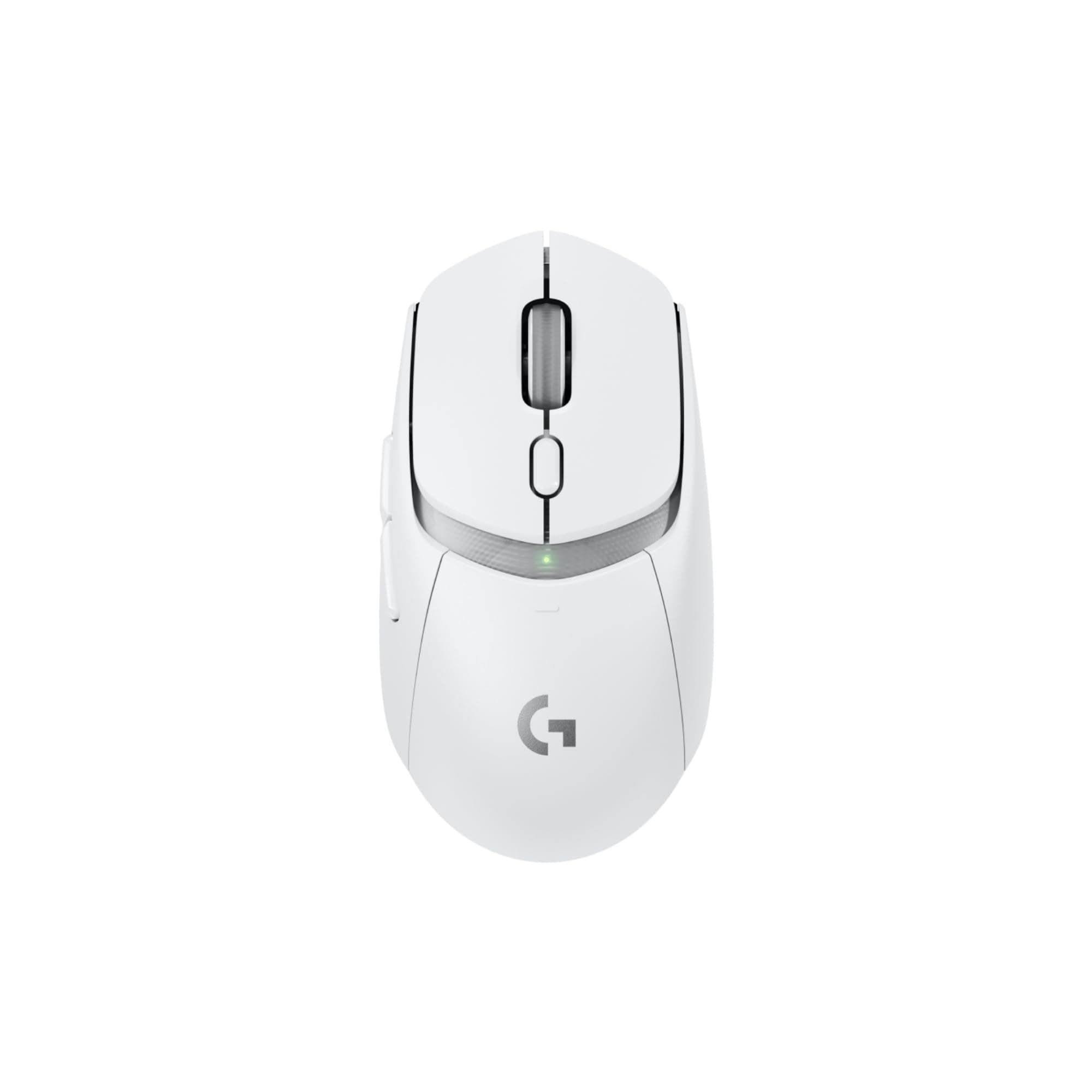 G309 LIGHTSPEED Wireless Gaming Mouse, Lightweight, LIGHTFORCE Hybrid Switch, HERO 25K Sensor, Over 300 Hours Battery Life with AA Battery, 6 Programmable Buttons, PC and Mac, White
