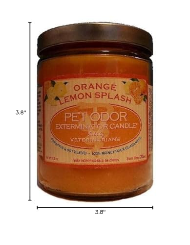 Pet Odor Exterminator Candle, Orange Lemon Splash,13 oz