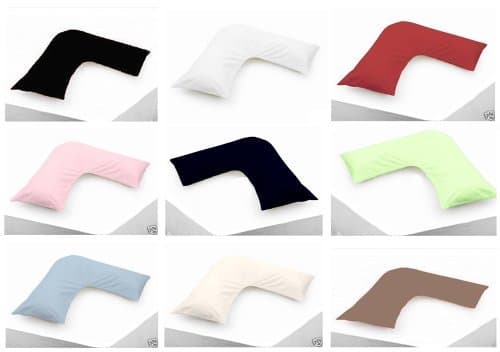Matching Bedrooms Polycotton Percale V Shaped Pillow Case Choice Of Colours!! Colour: Pink by Sarah Ashfield
