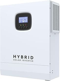 Y&H 5000W Hybrid Solar Inverter AC 120V to DC 48V, UL1741, Battery-Free Operation Supported, with 80A MPPT Charging 6000W PV Input, 11kW Peak, Lithium/Lead-Acid Compatible, for Home, RV, Off-Grid Use