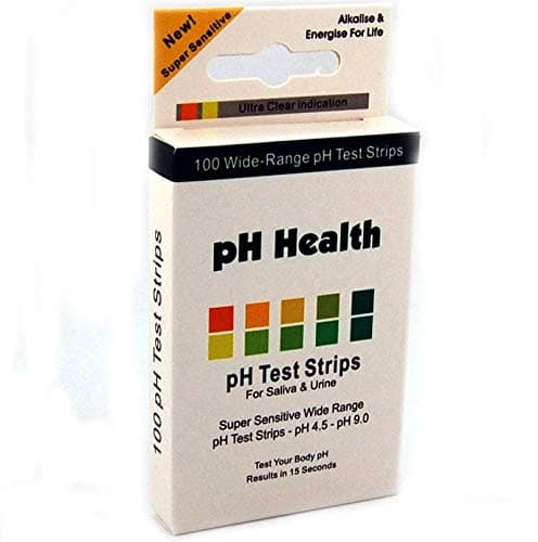 100 pH Health ph test strips Medical pH Test Strips for Urine and Saliva (100) Strips Accurate and Reliable 4.5-9.0