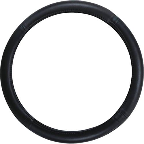 ACTC Steering Wheel Cover Plain Black Heavy Duty 2 Tier for Maruti Alto