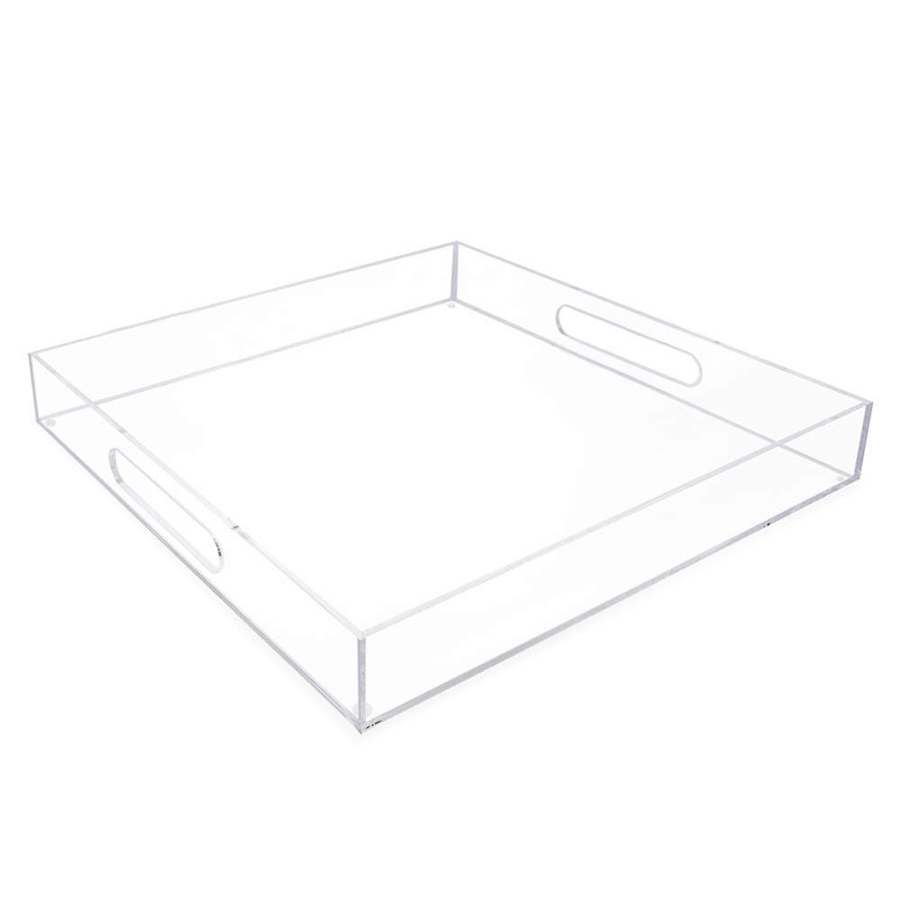 Isaac Jacobs Acrylic Tray (15x15, Clear)