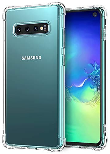Comsoon for Samsung Galaxy S10 Case, [4 Corners Protection][Crystal Clear] Soft TPU Bumper Slim Protective Case Cover Scratch-Resistant with Shock Absorption for Galaxy S10 6.1 inch 2019