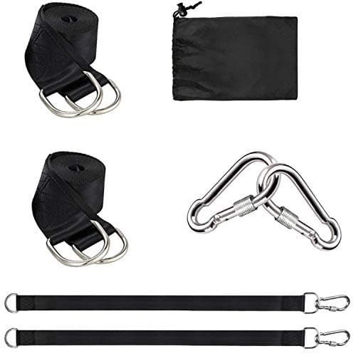 Tree Swing Hanging Strap Kit with Swivel Mount All Swings Instantly