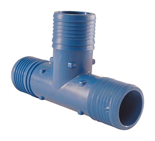 Apollo ABTT1 Blue Twisters Irrigation Tee, Polypropylene, Blue, 2.5cm