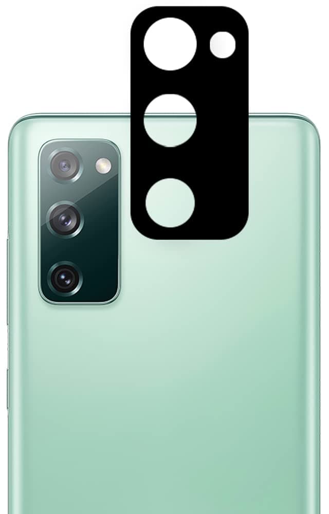 Back Camera Lens Protector Tempered Glass for Samsung Galaxy S20 FE 5G (Black) Pack of 1