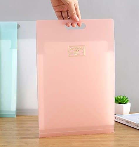 Portable Expanding File Folder Accordion Documents Letters Organizer(More Convenient to Carry,Store and Retrieve), Candy Colors, 6 Pockets, Letter Size, A4 Size, PP, Premium Translucent