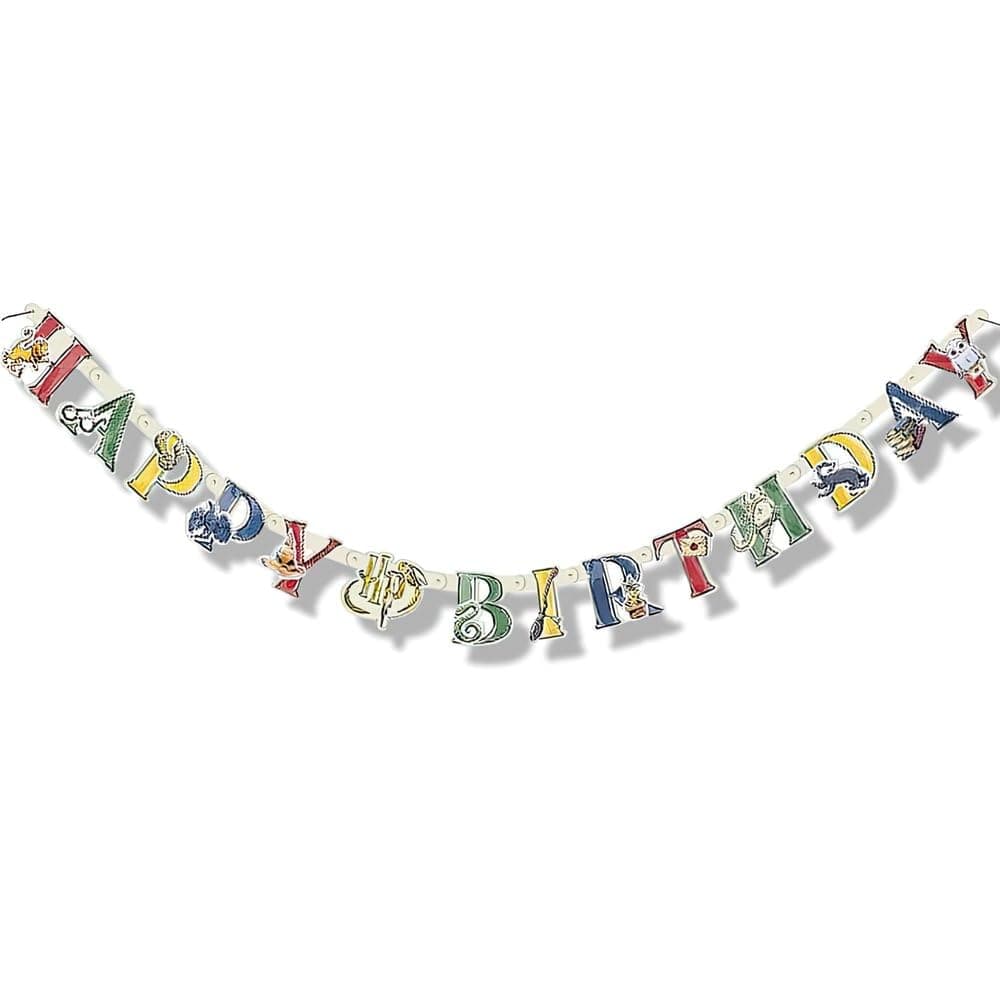 Multicolor Harry Potter Large Jointed Plastic Party Banner - 6' (1 Count) | Enchanting, Magical & Premium Quality - Perfect for Magical Celebrations & Themed Events