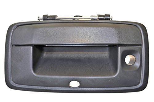 PT Auto Warehouse GM-3566A-TGC - Tailgate Handle, Textured Black - with Camera Hole