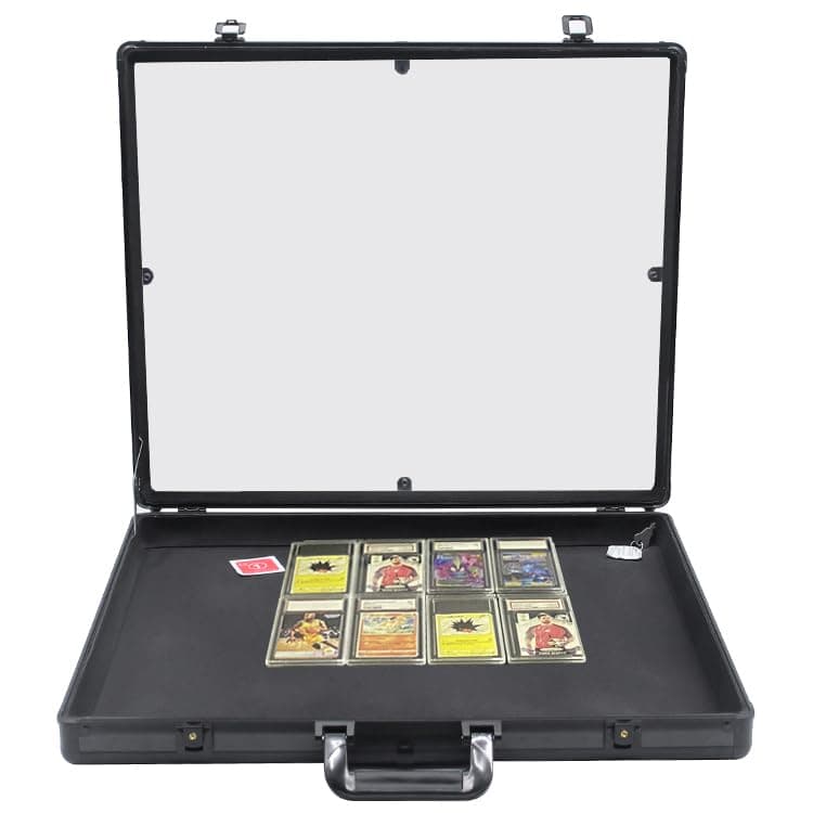 Aluminium Graded Card Display Case for Card Shows | Slab Display Briefcase (PSA/BGS/CGC) | 60×45×10cm | Lightweight ~2kg
